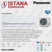 PANASONIC AC SPLIT SI BIRU 0.5 PK CS/CU-LN5WKJ