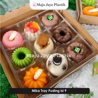 TRAY MIKA PUDING DAN CAKE ISI 9/ Alas Mika Pudding Mini/Cetakan Puding