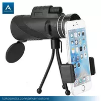 Moge Teropong Monocular Jarak Jauh Smartphone 40 x 60 Type B Terbaik