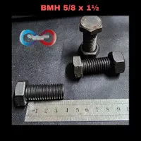 Baut mur hitam (BMH) 5/8 x 1 1/2 inch