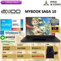 Axioo Mybook SAGA 10 Core i3 1220P 16/512SSD Windows 11 16" WQXGA 2.5K