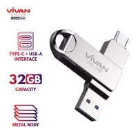 VIVAN OTG TYPE C 32GB DUAL DRIVE TYPE C 32 GB FLASHDISK USB 3.0