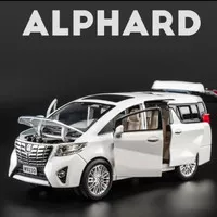 Diecast Mobil Toyota Alphard Vellfire Miniatur Diecast Skala 1:24