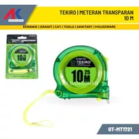 TEKIRO Meteran Transparan 10 Meter / Meteran / GT-MT1721