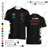 Tshirt Baju Kaos Team Official LCR Racing Castrol MotoGP 2023 Series