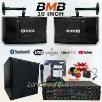 PAKET KARAOKE SOUND SPEAKER BMB 10 INCH + SUBWOOFER 12 INCH