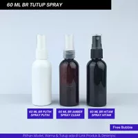 Botol Spray 60ml Br Warna Neck 18 (HARGA GROSIR)