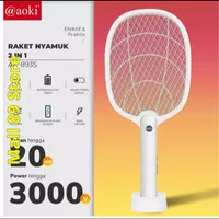 Raket Nyamuk Aoki AK-893S 2In1 Kualitas Terbaik