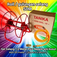 Alat tempat gulungan gulung selang air water hose reel