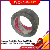 Lakban Anti Slip Tape DAIMARU 48MMX5M Black Hitam Tekstur