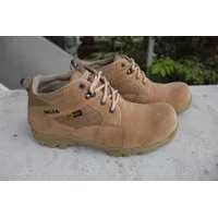 Sepatu Boots pria Delta Pendek Safety Ujung Besi Outdoor Gurun Keren