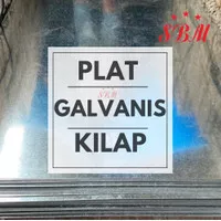 PLAT GALVANIS (KILAP) 2mm Full x 4" x 8 "