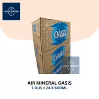 Oasis Air Mineral Botol Tanggung / Sedang 600ml 600 ml per Dus Karton