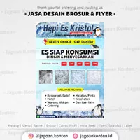 Desain Brosur Flyer Trifold Leaflet Selebaran Profesional Free Konsep