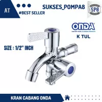 ONDA K TUL Cabang Double Engkol / Kran Cabang Shower 1/2Inch