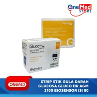 Strip Stik Gula Darah Glucosa Gluco Dr AGM 2100 BioSensor isi 50