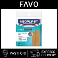 Perban Luka - NEOPLAST MediGuard Flexible Adhesive Plaster - 10 Sheets