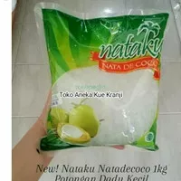 Nataku Nata de coco 1 kg/Nata de coco potongan kecil-kecil