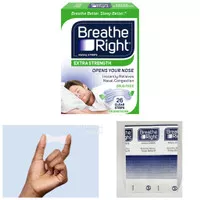 Breathe Right Extra Strength Clear Nose Strip 6 Strips Nasal Original