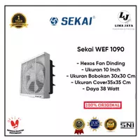  SEKAI Exhaust Fan WEF-1090 Hexos Fan Sekai Dinding Kipas Dapur 10nch