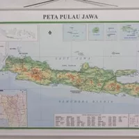 peta pulau jawa besar peta dinding