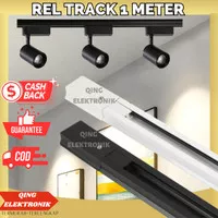 Rel Lampu Tracklight / LED Track Rel 1 M / Rel Lampu Sorot Track 1 M
