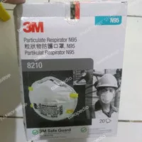 Masker 3M 8210 N95 Per Box ORIGINAL 100%