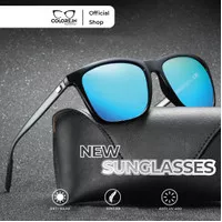 Kacamata Hitam Sunglasses Polarized Colore.in Pria Wanita PC/Metal 733