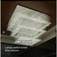 Lampu plafon kristal/Lampu hias plafon/Lampu void D200200CM HOTEL