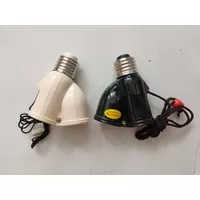 Fitting Lampu Tarik Tali Cabang 2 / Fitting Lampu Gantung Double e27 