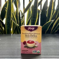 YOGI tea skin detox soothing rose hibiscus 16 tea bags