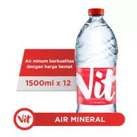 Vit Air Mineral Botol 1500ml dus isi 12pcs