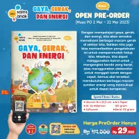 Buku Anak Sains Teknologi Gaya, Gerak, dan Energi Ahlan