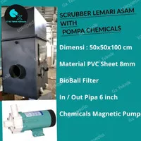 wet scrubber lemari asam scubber