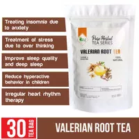 Valerian Root Tea : Valeriana officinalis root (30 Tea Bag)