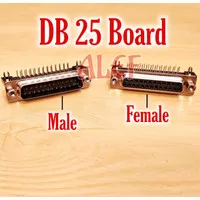 konektor db25 male female PCB soket db 25 Board