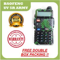 COD - HT Baofeng UV 5R ARMY 5 Watt, Handy Talky Loreng Doreng Tentara