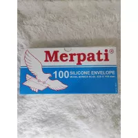 Amplop Merpati 90 Besar Silicon Biru Polos 70 gr