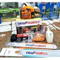 Chainsaw New West 628 Bar Baja 24 2 Rantai Oregon