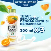 Nutriboost Orange - Botol 300mL x 3pcs