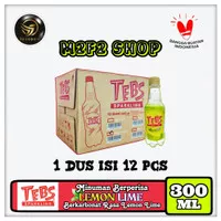 TEBS Sparkling Soda Lemon Lime | Jeruk Nipis Botol Pet - 300 ml