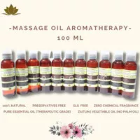 Massage oil aromatherapy