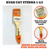 Kuas Eterna 633 1-1/2 (1,5 inch) kuas kayu besi tembok - paint brush