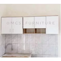 Kitchen Set Atas Lemari Dapur Piring Gantung Mebel Furniture Semarang