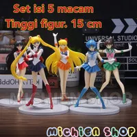 Figure Sailor Moon Sailormoon Mars Venus Mercury Jupiter 5pcs