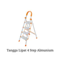 TANGGA LIPAT PORTABLE / TANGGA ALUMUNIUM /TANGGA BESI KOKOH 4 STEP