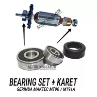 Bearing Set Mesin Gerinda Maktec MT90 MT91A / Klaker  MT 90 MT 91 A