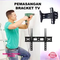 Jasa Pasang Bracket TV/Pasang TV Dinding Bata Gypsum 32 43 50 55 inch