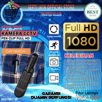 T189 Kamera Mini FULL HD 1080P DV DC Camera Pengintai Pen Clip Ori