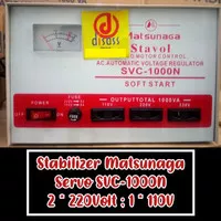 Stavol Stabilizer Matsunaga 1000 VA Stavolt 1000VA Komputer